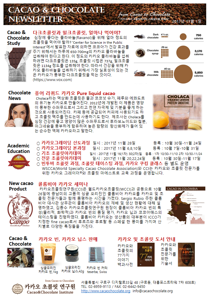 Cacao and Chocolate Newsletter(20171101).png